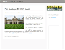 Tablet Screenshot of oxbridgecolleges.com